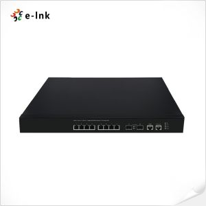 L2 Managed 8-Port 1G/10G Base-T + 2-Port 10G SFP+ Gigabit Ethernet Switch