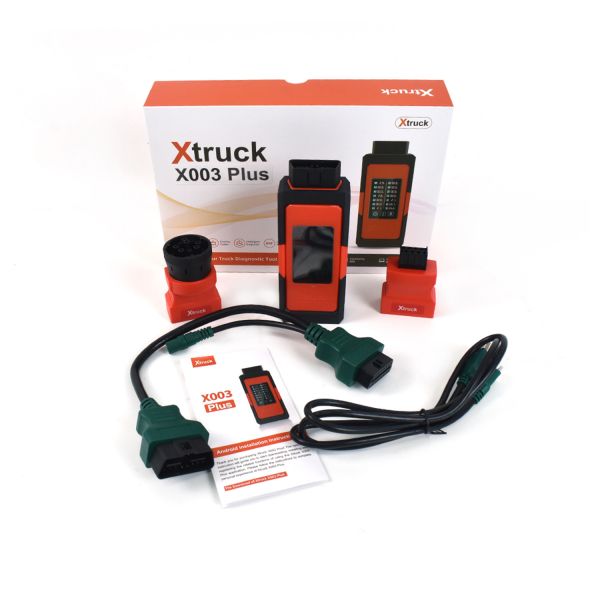 Xtruck X003 Plus Heavy Duty Truck OBD Scanner with 8 HD OBD II Test Modes, 9-Pin
