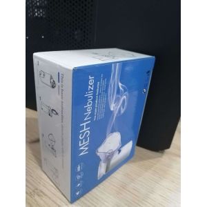 White Ultrasonic Steam Inhaler Portable Mesh Nebulizer for Adults and Kids Max.