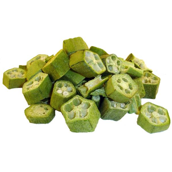 Quality Buck Sell China Healthy Dried VegetableFreeze Dried Okra Cross Cut wholesale