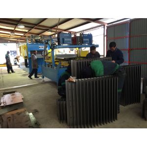 Export To Ecuador 1600mm Transformer Manufacturing Machinery Corrugated Fin