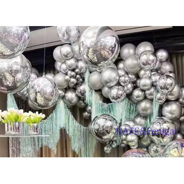 Colourful Mirror Reflective Inflatable PVC Iridescent Ball For Party Anniversary