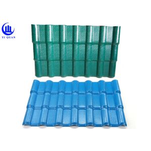Color Lasting ASA Spanish Roofing Sheets 1050mm Width Sound Insulation