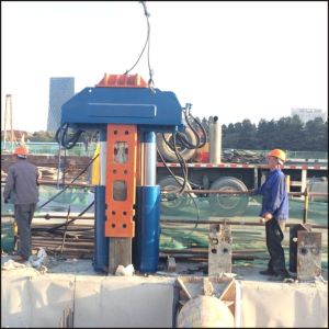 BEIYI hydraulic pile extractor static pressure pile pulling machine