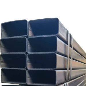 Black Iron Ms Rectangular Steel Channels U-Bar Galvanized Square Tube for