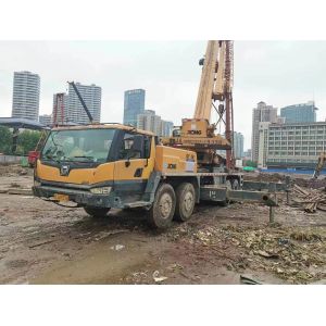 2014 Xg Hydraulic Terrian Mobile Crane Used Heavy Equipment Truck Crane with 5