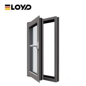 Customizable Aluminum Casement Window with Multiple Design Options