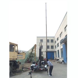 9m lockable pneumatic mast 15kg payloads