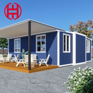 Small Folding 2 Bedroom Expandable House for Modular Prefab Room Container