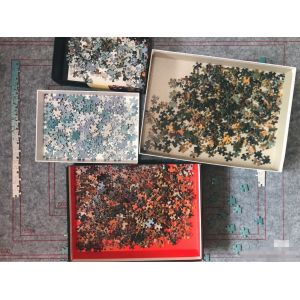 4C ODM DIY Jigsaw Puzzles For Children Adults Colored Printed 1000 Gsm