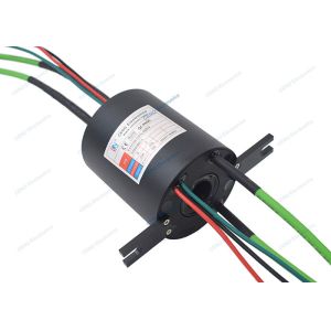 IP41 Protection Grade Through Bore Slip Ring with Gigabit Ethernet Signal and
