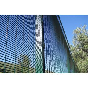 Galvanised PVC Coated Welded Mesh Fencing Green V Mesh Fencing
