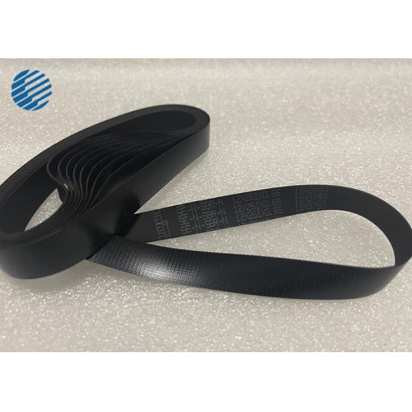 1750044961 Black ATM Machine Parts Wincor Flat Belt For Stacker