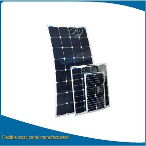 China Yatch, camping, caravan used semi flexible solar panel, 150w high efficiency semi flexible solar panel for cheap selling on sale