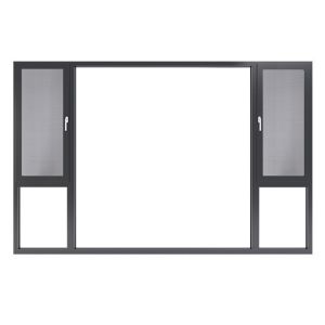 Customized Aluminium Black Casement Windows The Perfect Choice for Louver