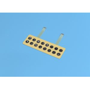 Double Circuit Multi Key Embossed Tactile Membrane Switch