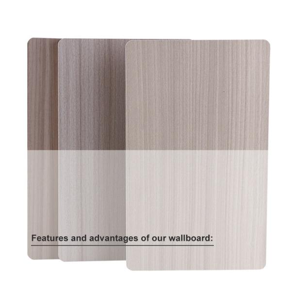 Waterproof And Moisture-Proof Bamboo Charcoal Fiber Board With Wood Grain
