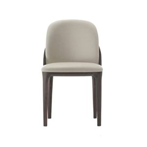 China Unique Upholstered Dining Chairs Solid Wood Legs Dining Room Use on sale