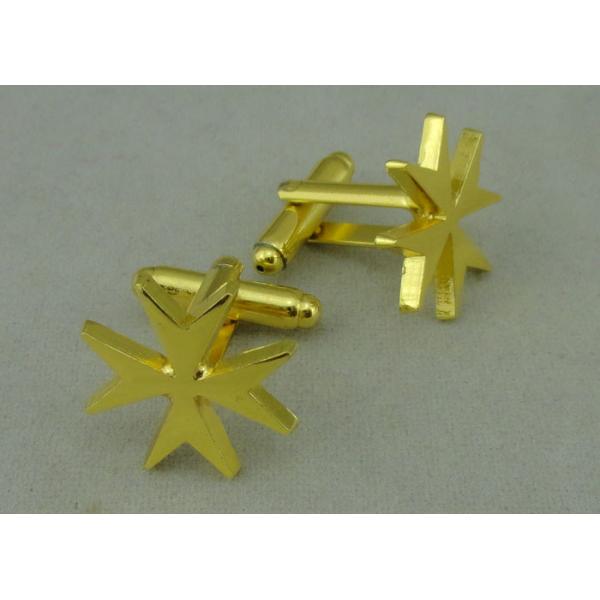 Quality Gold Plating Personalized Tie Bar Cufflink 22mm With Zinc Alloy wholesale