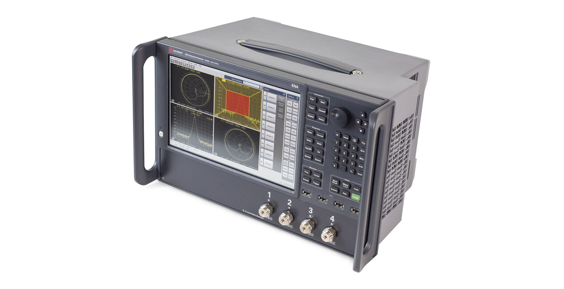 ISO17025 Calibrated Keysight ENA Vector Network Analyzer E5080B 4L0 4 port test
