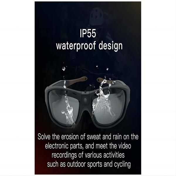 2K30FPS Action Video Camera Sunglasses For Skateboarding Snowboarding Hunting