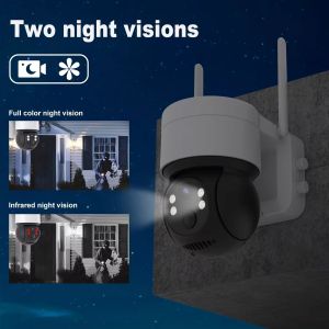 Solar Security Camera Outdoor Wifi Ptz Camera With Solar Panel Wireless IP CCTV