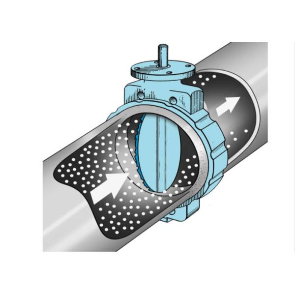 Quality Manual NBR Seats Cast Iron Butterfly Valve / PN16 Butterfly Valve Simple Structure wholesale