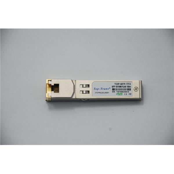 100m 10/100Base Copper SFP Transceiver Rj45 Connector ROHS
