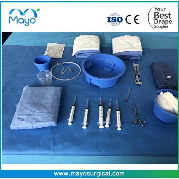 Quality Customized Disposable surgical Angiography Pack drape sterile angio drape Pack wholesale