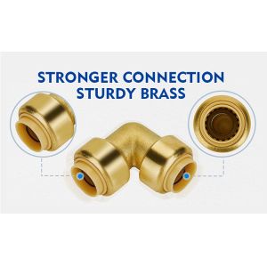 CW617N Lead Free Pex Push Fittings Push To Connect Brass Pex Pipe Union