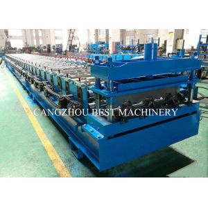 915 MM Building Structure Floor Deck Roll Forming Machine 2.0＂Chain Driven Type