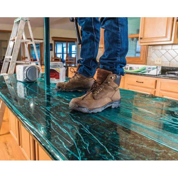 Quality 100 Micron Peeling Off Plastic Sticky Surface Protection Granite Protective Film wholesale