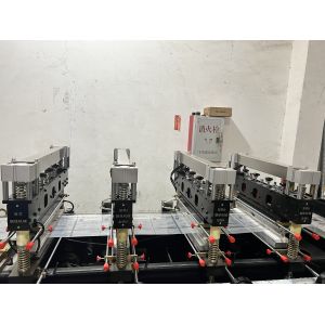 250 Segments / Min Three Side Seal Pouch Making Machine With Slide Zipper