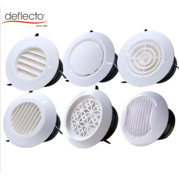 Quality Wall Mounted Plastic Air Vents Swirl Diffuser Adjustable Air Outlet wholesale