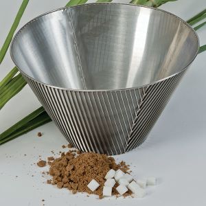 Customized Triangle Wedge Wire Centrifuge Basket with Polishing