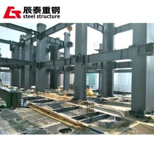 Commercial Steel Structure High Rise Building , Prefab Building Construction
