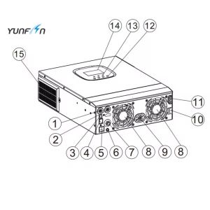 SYP 5K-S 5kW Off-Grid Single-Phase Inverter MPPT For Homes / Cabins / RVs