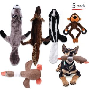 Interactive Stuffed Duck Dog Toy Stuffed Dog Toys For Aggressive Chewers