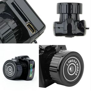 Y2000 2MP Smallest Mini DVR Camera Spy Hidden Covert Video Recorder Camcorder PC