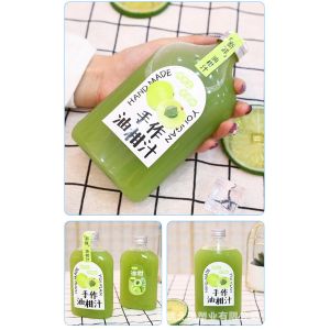 China Square Round Bubble Tea Jugs Eco Friendly Plastic Packaging Solution on sale
