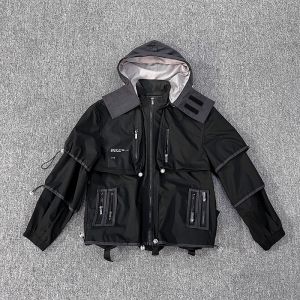 Custom Track Hunting Mens Jacket Outdoor Mountaineering Trekking Hooded Jacket