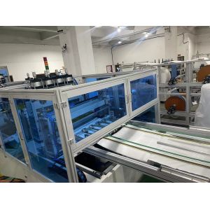 PLC Advanced Program Control First Effect Trapezoidal Filter Bag Manufacturing