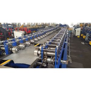 Corrugated Steel Shelf Panel Rolling Forming Machine PLC control