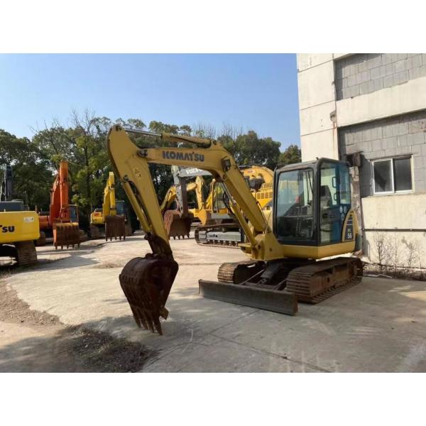 Quality Original Color Used Komatsu PC56MR-2 Mini Excavator In Excellent Condition wholesale