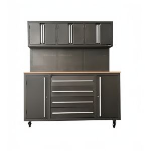 Convenient Lock Style Mechanic Tool Box with Roller Cabinet and V-Light Hair