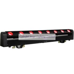 8x10W 4 in 1 RGBW LED Moving Head Bar
