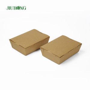 Eco Friendly Biodegradable Takeaway Containers 2100ml Paper Sushi Box