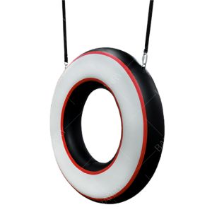 Cheap Drop Stitch Material Air Track Gym Indoor Park Equipment Air Obstacle Parkour Warrior Course Ring for sale