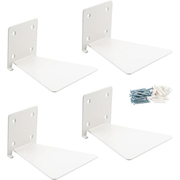 Quality Single-side Bracket Wall Shelf Set of 4 for Nursery Floating Book Storage Solution wholesale