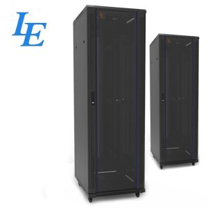 Cheap SPCC 22U Lockable Network Floor Standing Cabinet Cold Rolled Steel Material for sale
